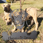 Dog Breed Personalized Design Wall Art Kennel & Run Accessories