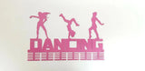 3 Figure Dancing 48 Tier Medal Hanger Pink Sports Medal Hangers