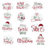 Trendspire Christmas Sticker Words - Vinyl Stickers