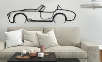 Cobra SHELBY Detailed Silhouette Metal Wall Art