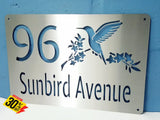 Aluminium House Sign Various Sizes Available Wall Art