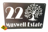 Aluminium House Sign Various Sizes Available Wall Art