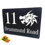 Aluminium House Sign Various Sizes Available Wall Art