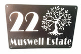 Aluminium House Sign Various Sizes Available Wall Art