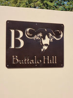 Aluminium House Sign Various Sizes Available Wall Art