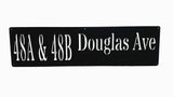 Aluminium House Sign Various Sizes Available Wall Art