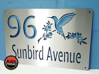 Aluminium House Sign Various Sizes Available Wall Art