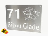 Aluminium House Sign Various Sizes Available Wall Art