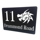 Aluminium House Sign Various Sizes Available Wall Art