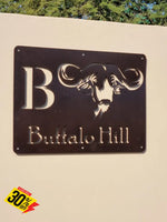 Aluminium House Sign Various Sizes Available Wall Art