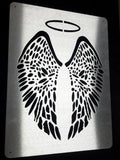 Angels Wings & Halo Mounted Wall Art