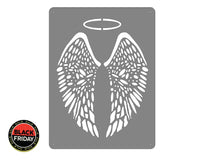 Angels Wings & Halo Mounted Wall Art