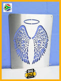 Angels Wings & Halo Mounted Wall Art