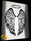 Angels Wings & Halo Mounted Wall Art