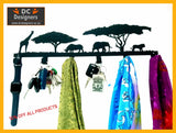 Animals Under The Acacia Trees Accessories Hooks Home Décor