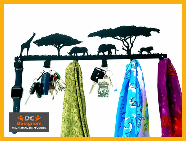 Animals Under The Acacia Trees Accessories Hooks Home Décor