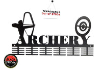 Archery 48 Tier Medal Hanger Black Sports Medal Hangers