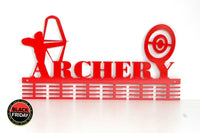 Archery 48 Tier Medal Hanger Red Sports Medal Hangers