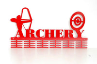 Archery 48 Tier Medal Hanger Red Sports Medal Hangers