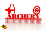 Archery 48 Tier Medal Hanger Red Sports Medal Hangers