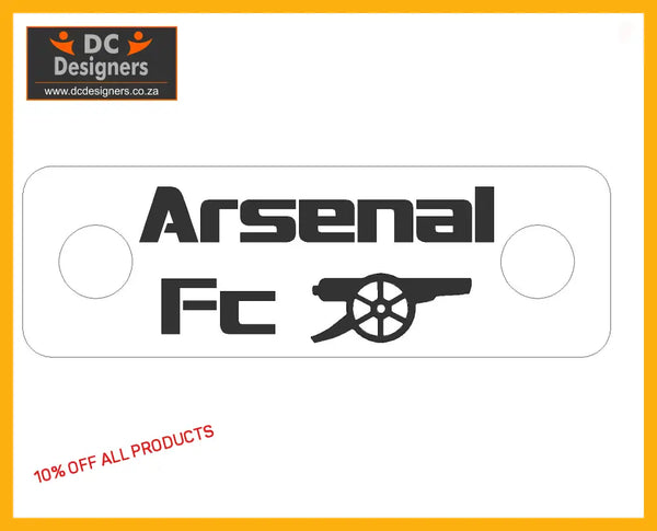 Arsenal Fc Individual Shoelace Tag Shoe Lace Tags