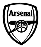 Arsenal Football Club Mounted Wall Art Design 67Cm X 58Cm Medium / Black