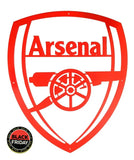 Arsenal Football Club Mounted Wall Art Design 67Cm X 58Cm Medium / Red