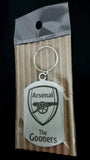 Arsenal The Gooners Crest Single Sided Laser Engraved Key Ring-Bag Tag Key Rings