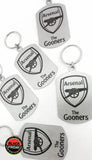 Arsenal The Gooners Crest Single Sided Laser Engraved Key Ring-Bag Tag Key Rings