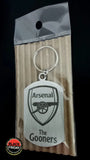 Arsenal The Gooners Crest Single Sided Laser Engraved Key Ring-Bag Tag Key Rings