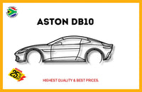 Aston Martin Db10 Detailed Silhouette Metal Wall Art