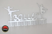 Ballerino & Ballerina Combo 48 Tier Medal Hanger Stainless Steel Brush Finish Sports Medal Hangers