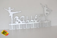 Ballerino & Ballerina Combo 48 Tier Medal Hanger Stainless Steel Brush Finish Sports Medal Hangers