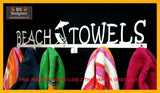 Beach Towels 6 Hook Towel Hanger Large In Stainless Steel Or Black Home Décor