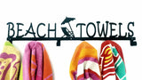 Beach Towels 6 Hook Towel Hanger Large In Stainless Steel Or Black Home Décor