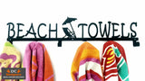 Beach Towels 6 Hook Towel Hanger Large In Stainless Steel Or Black Home Décor