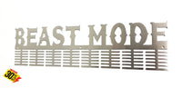 Beast Mode 96 Tier Medal Hanger (Option Of Colors Available) Stainless Steel Brush Finish Sports