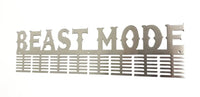 Beast Mode 96 Tier Medal Hanger (Option Of Colors Available) Stainless Steel Brush Finish Sports