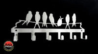 Birds On A Branch 6 Hook Key Home Décor