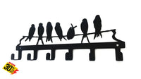 Birds On A Branch 6 Hook Key Home Décor