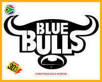 Blue Bulls Rugby Team Mounted Wall Art Design