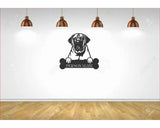 Boerboel Wall Art With Personalized Text Dog Kennel & Run Accessories