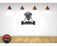 Boerboel Wall Art With Personalized Text Dog Kennel & Run Accessories