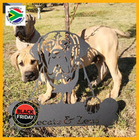 Boerboel Wall Art With Personalized Text Dog Kennel & Run Accessories