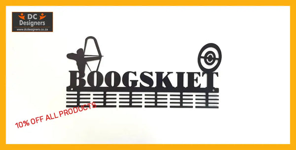 Boogskiet 48 Tier Medal Hanger Black Sports Medal Hangers