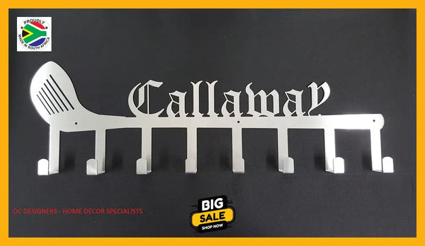 Callaway Golf Cap Or Coat Hook Stainless Steel Brush Finish Cap Hooks