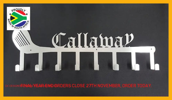 Callaway Golf Cap Or Coat Hook Stainless Steel Brush Finish Cap Hooks