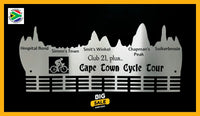 Cape Town Cycle Tour Club 21 Plus.. 48 Tier Medal Hanger Stainless Steel Brush Finish Sports Medal