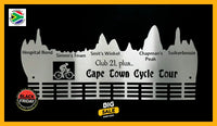 Cape Town Cycle Tour Club 21 Plus.. 48 Tier Medal Hanger Stainless Steel Brush Finish Sports Medal