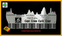 Cape Town Cycle Tour Club 21 Plus.. 48 Tier Medal Hanger Stainless Steel Brush Finish Sports Medal